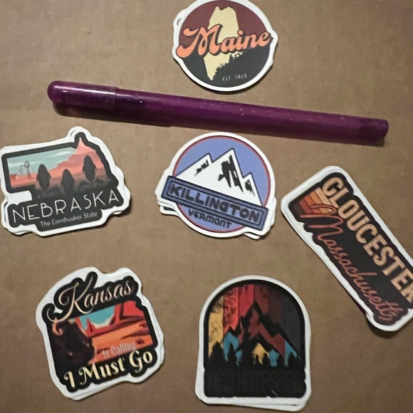 Killington Vermont Matte Finish PVC Removable Waterproof Decor Accent Sticker - Picture 5 of 9